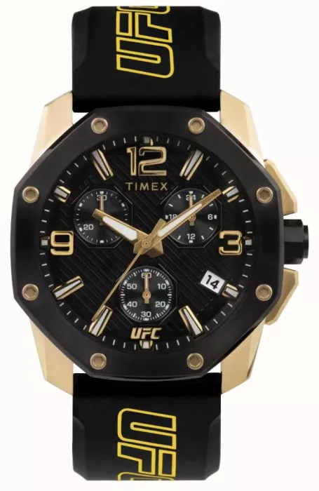 Timex® Chronograph 'Ufc Icon Chronograph Chrono' Men's Watch TW2V58500