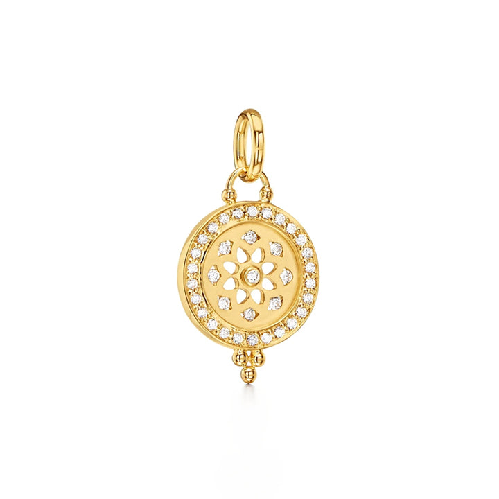 Temple St. Clair 18K Diamond Mandala Cutout Pendant - P31804-PVHAMAND