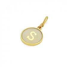 Letter S Etching Charm (14kt Gold)