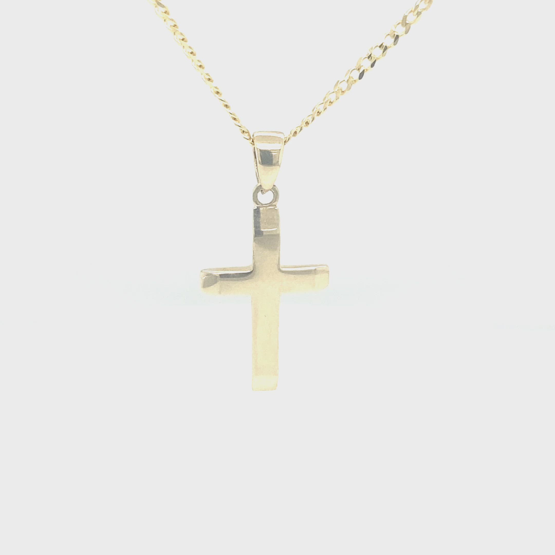 14K Small Cross Pendant