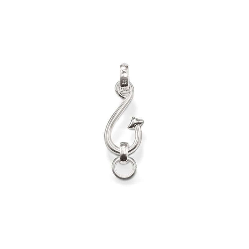Fishing Hook Charm Carrier (Silver)