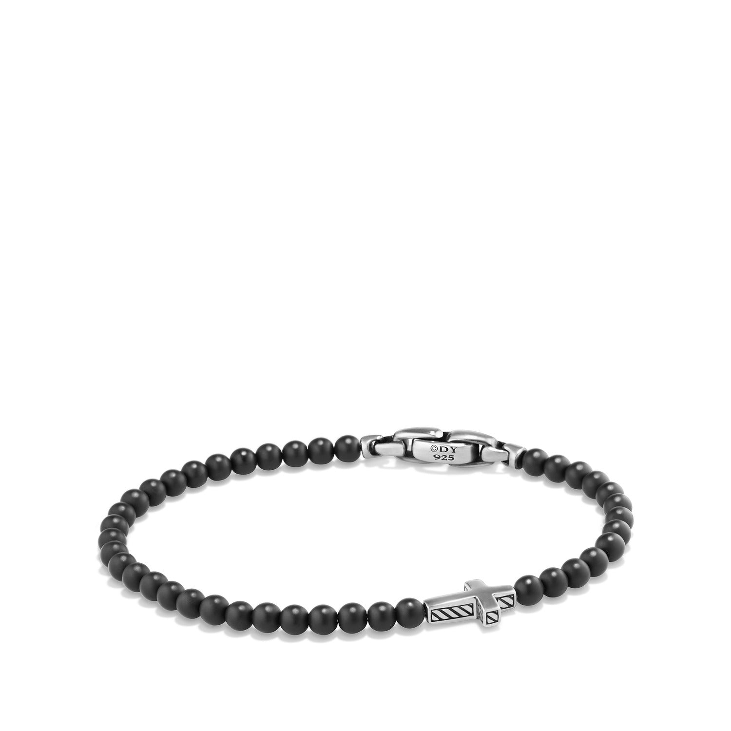 David Yurman Spiritual Beads Cross Station Bracelet with Black Onyx - B15911MSSBBO-883932823097