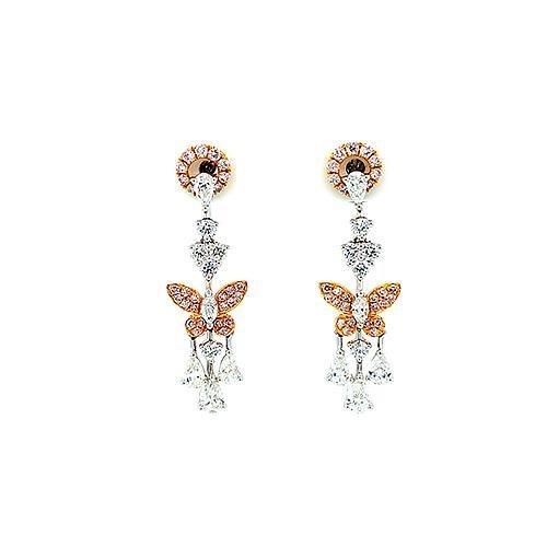 Diamond Butterfly Earrings