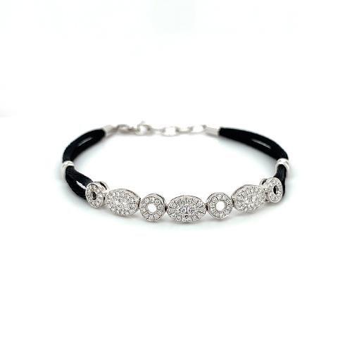 Diamond Cord Bracelet