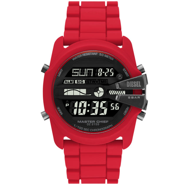 Diesel DZ2159 Master Chief Digital Red