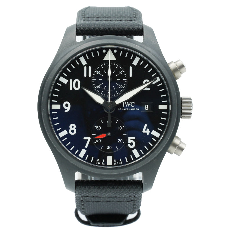 SOLD - IWC Pilot IW389001 Top-Gun Chrono Black Ceramic - 45mm