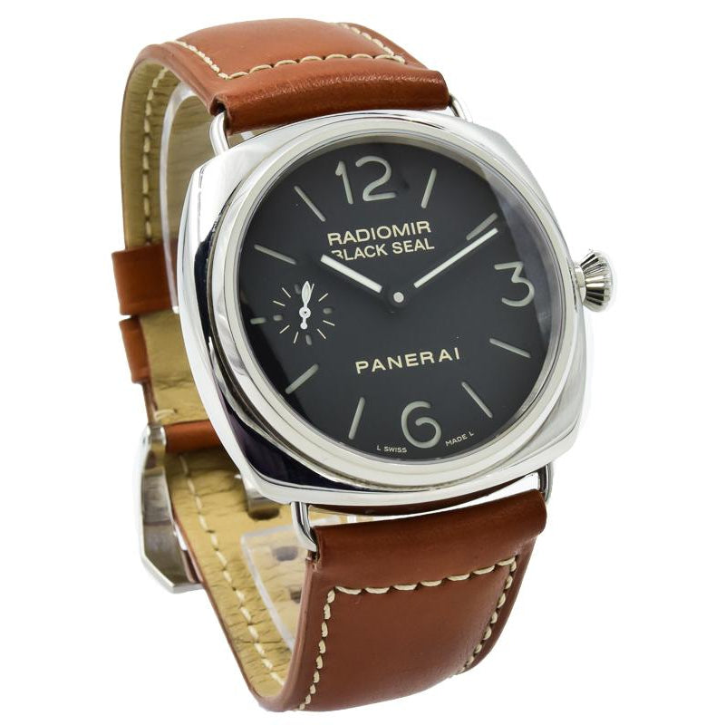 SOLD 11/2019 - Panerai Radiomir Black Seal - PAM00183 - Manual Wind Black Dial - 45mm