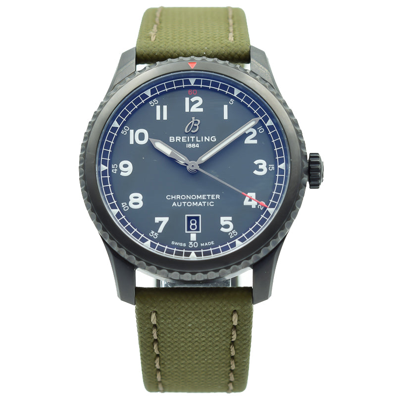 SOLD 11/2019 - Breitling Curtiss Warhawk Aviator 8 - M173152A1L1X1 - Black Steel - 41mm