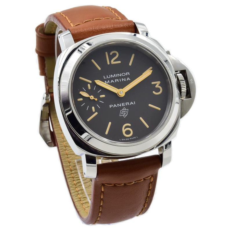 SOLD 4/2019 - Panerai Luminor Marina - PAM 632 - Brown Dial w. Brown Leather Strap - 44mm