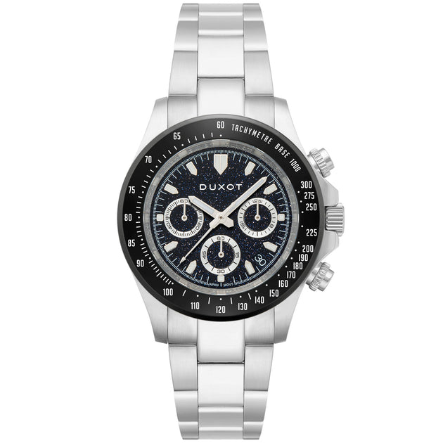 Duxot Atlantica Rainbow Diver Chronograph Blue Sandstone SS Limited Edition