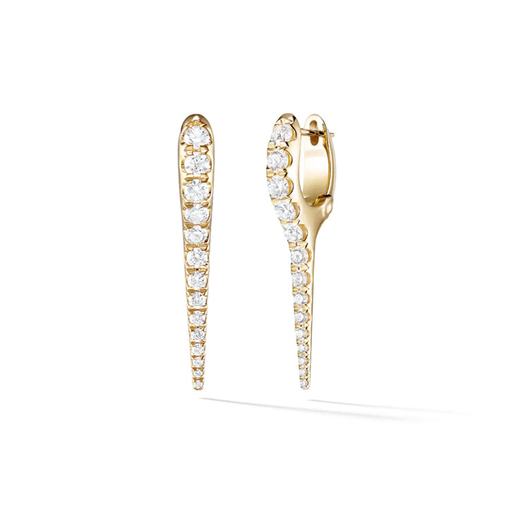 Melissa Kaye 18K Gold Lola Small Needle Diamond Earrings