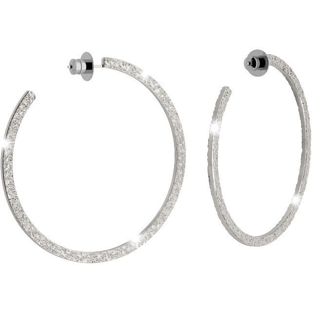 BRONZE EARRING HOOPS REBECCA