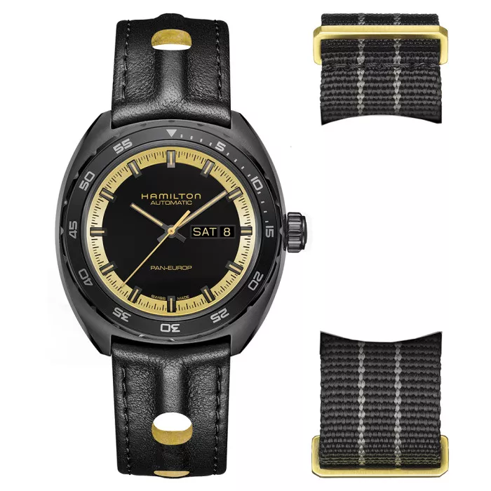 Hamilton® Analogue 'American Classic Pan Europ Day Date' Men's Watch H35425730