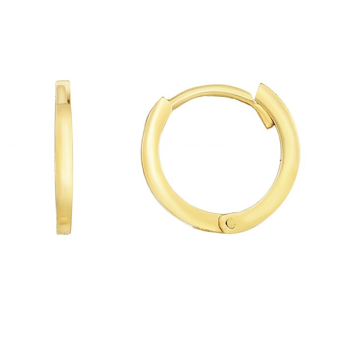 14K Gold Thing Huggie Earring
