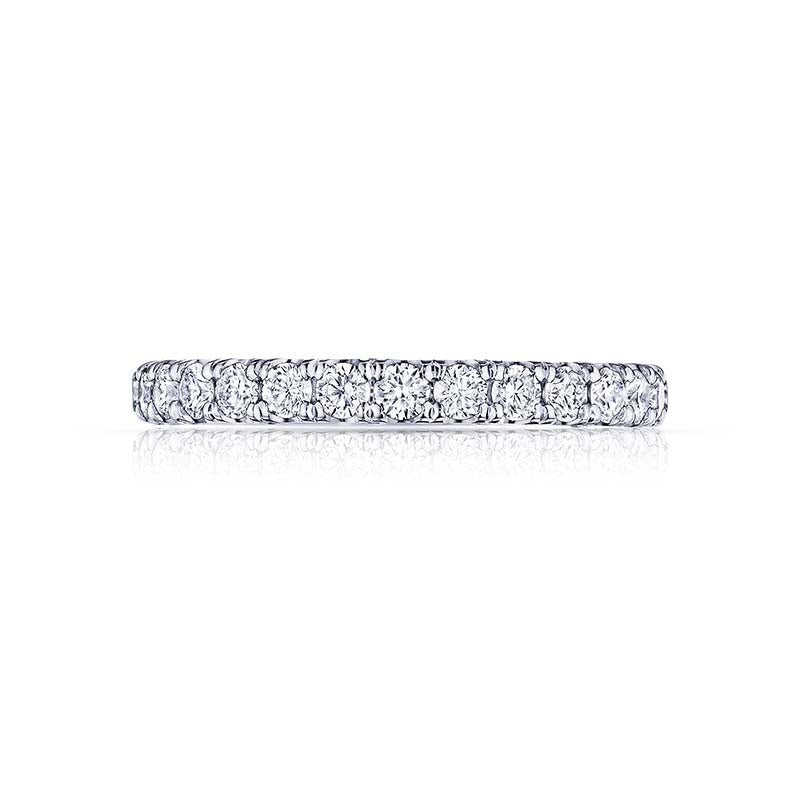 Tacori Platinum Petite Crescent Anniversary Wedding Band - HT254525B34