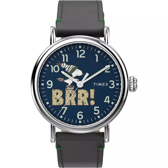 Timex® Analogue 'Peanuts Waterbury Standard' Men's Watch TW2V60700
