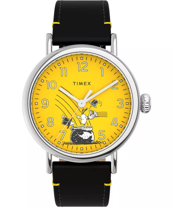 Timex® Analogue 'Peanuts Waterbury Standard' Men's Watch TW2V60400