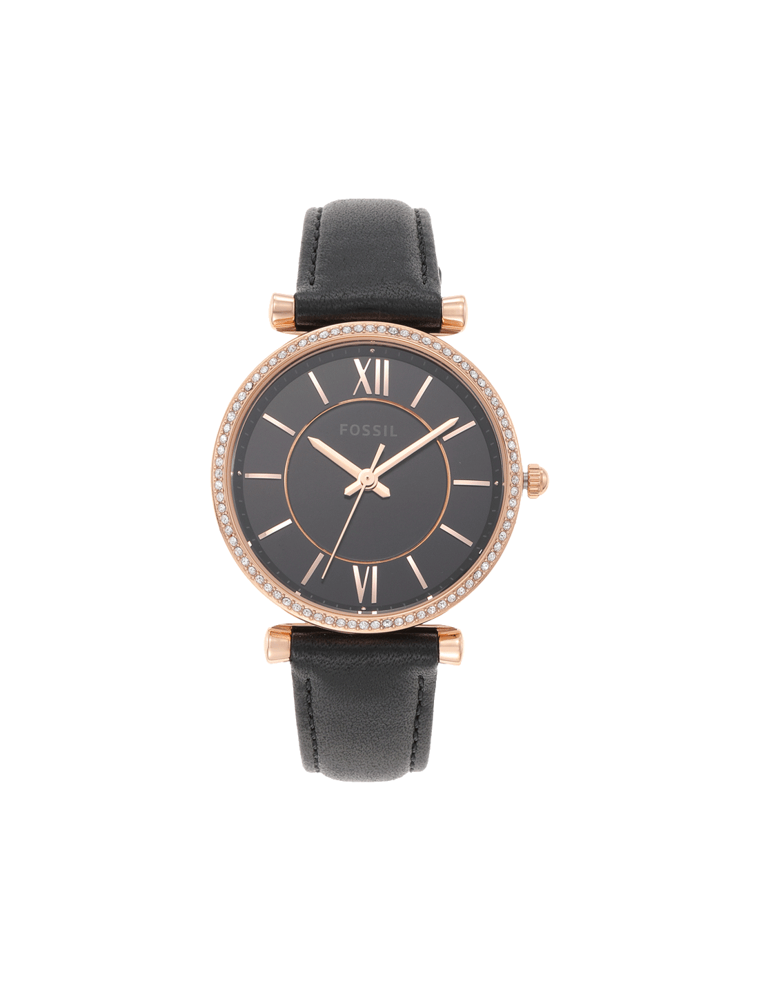 Carlie Watch (Rose-Gold/Black)