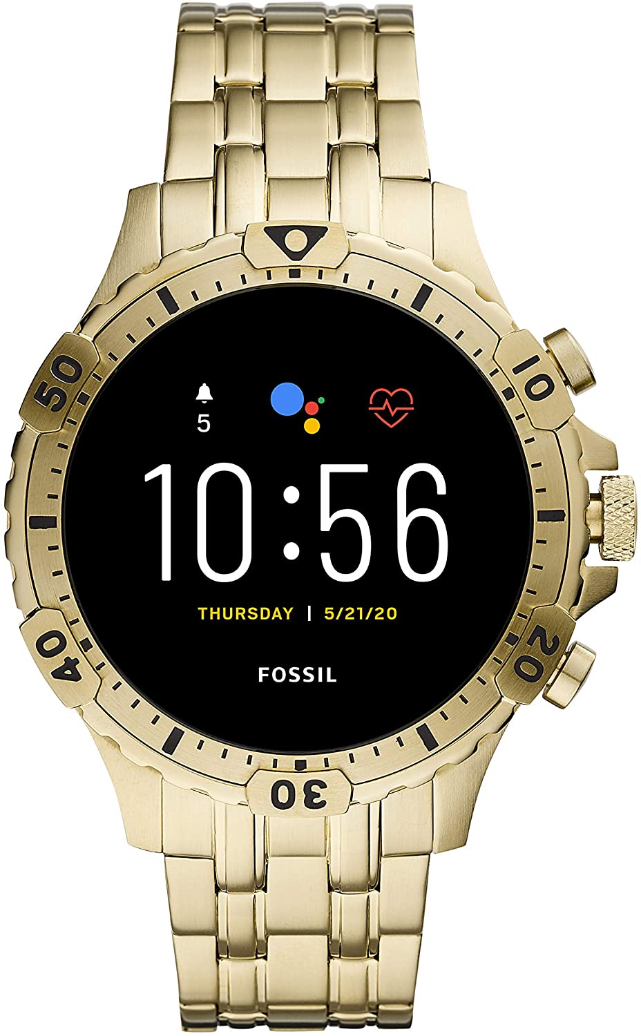 Gen 5 Garrett HR SmartWatch (Gold)