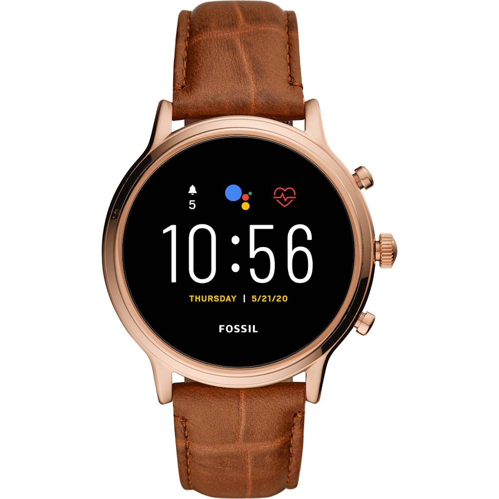 Julianna Gen 5 SmartWatch (Rose-Gold/Brown)