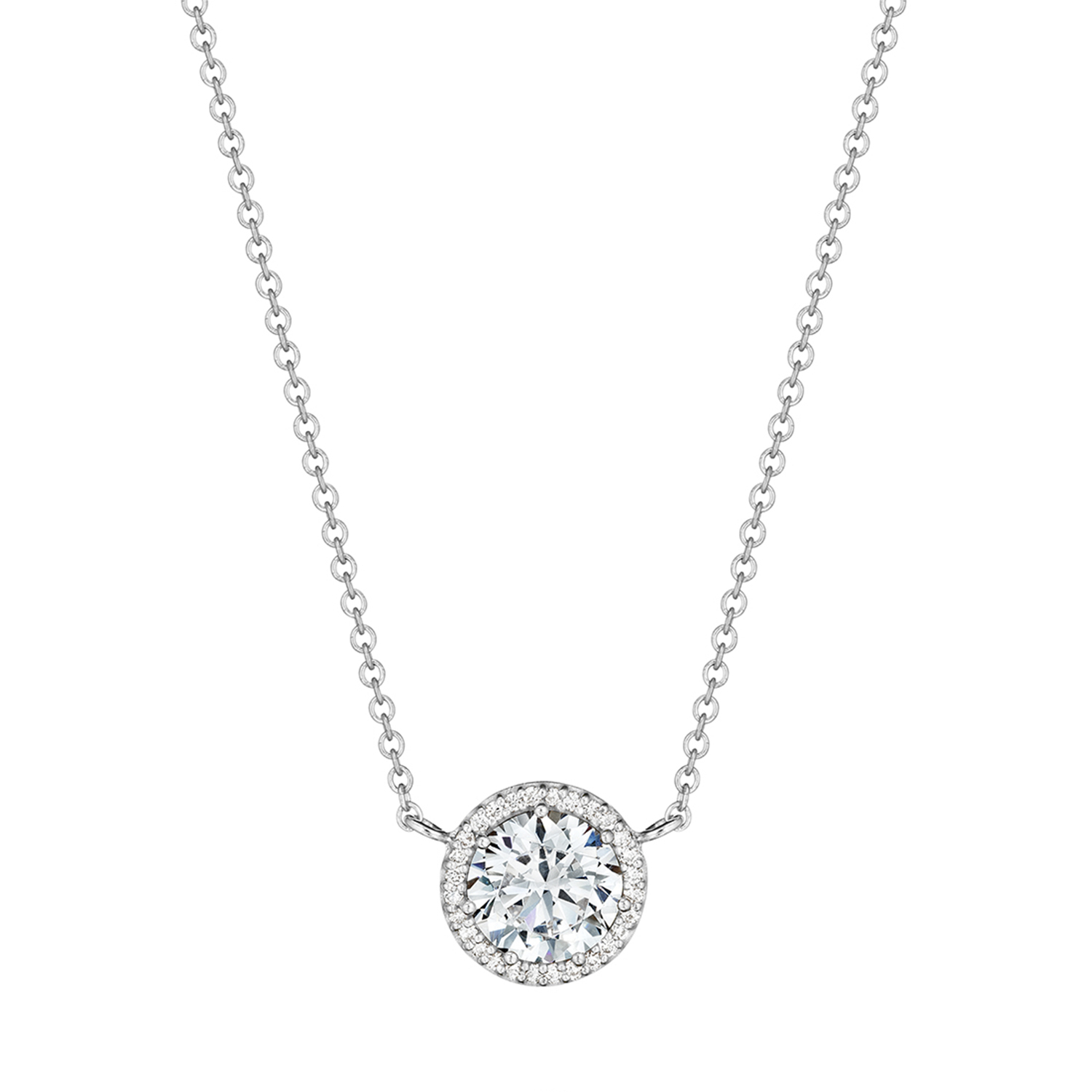 FP67065 Tacori 18kt White Gold Diamond Necklace