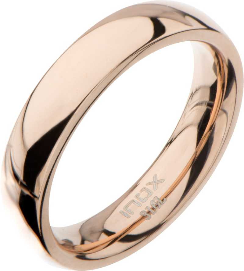 Rose Gold High Polished Women's Ring