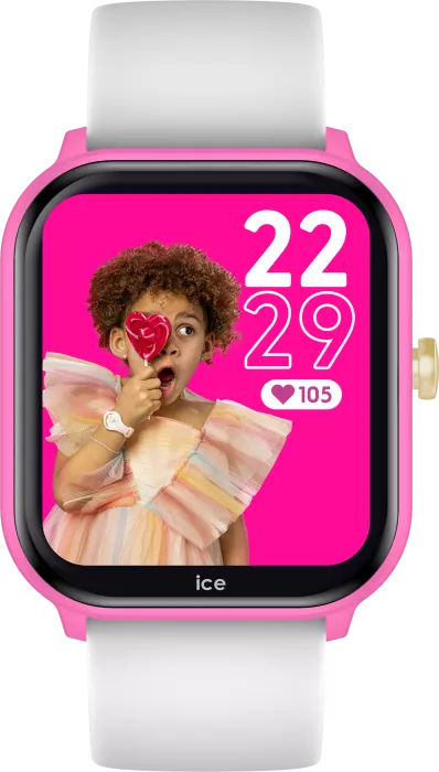 Ice Watch® Digital 'Ice Smart Junior 2.0 - Flashy Pink - White' Girls's Watch 022798