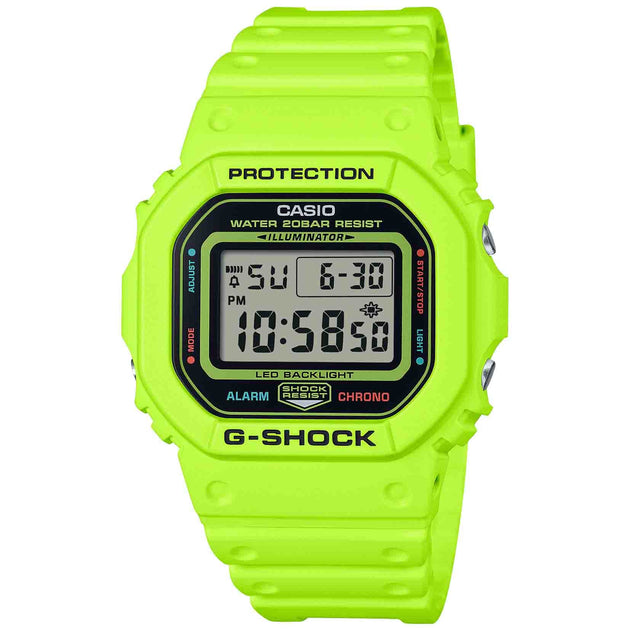 G-Shock DW5600 Digital Energy Pack Yellow