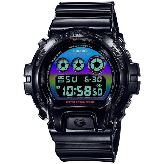 G-Shock DW6900 Gamer's Rainbow Black