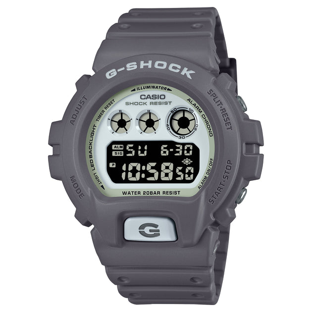 G-Shock DW6900 Hidden Glow Digital Gray
