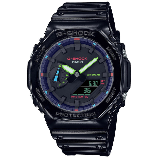 G-Shock GA2100 Gamer's Rainbow Black