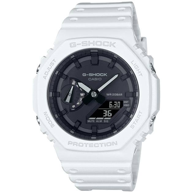 G-Shock GA2100 White Black