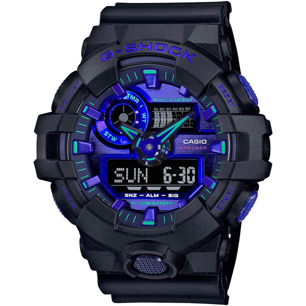 G-Shock GA700 Blue Violet Black