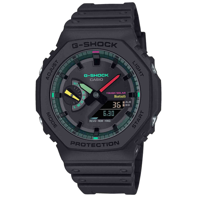 G-Shock GAB2100 Ana-Digi Flourescent Black