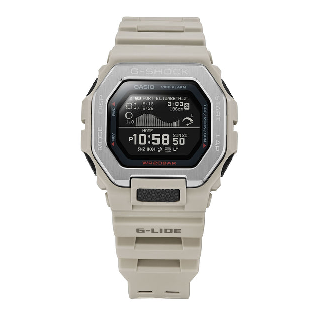 G-Shock GBX100 G-Lide Digital Natural Surf Beige