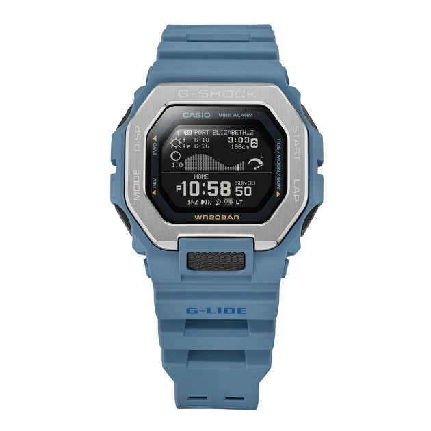 G-Shock GBX100 G-Lide Digital Natural Surf Blue