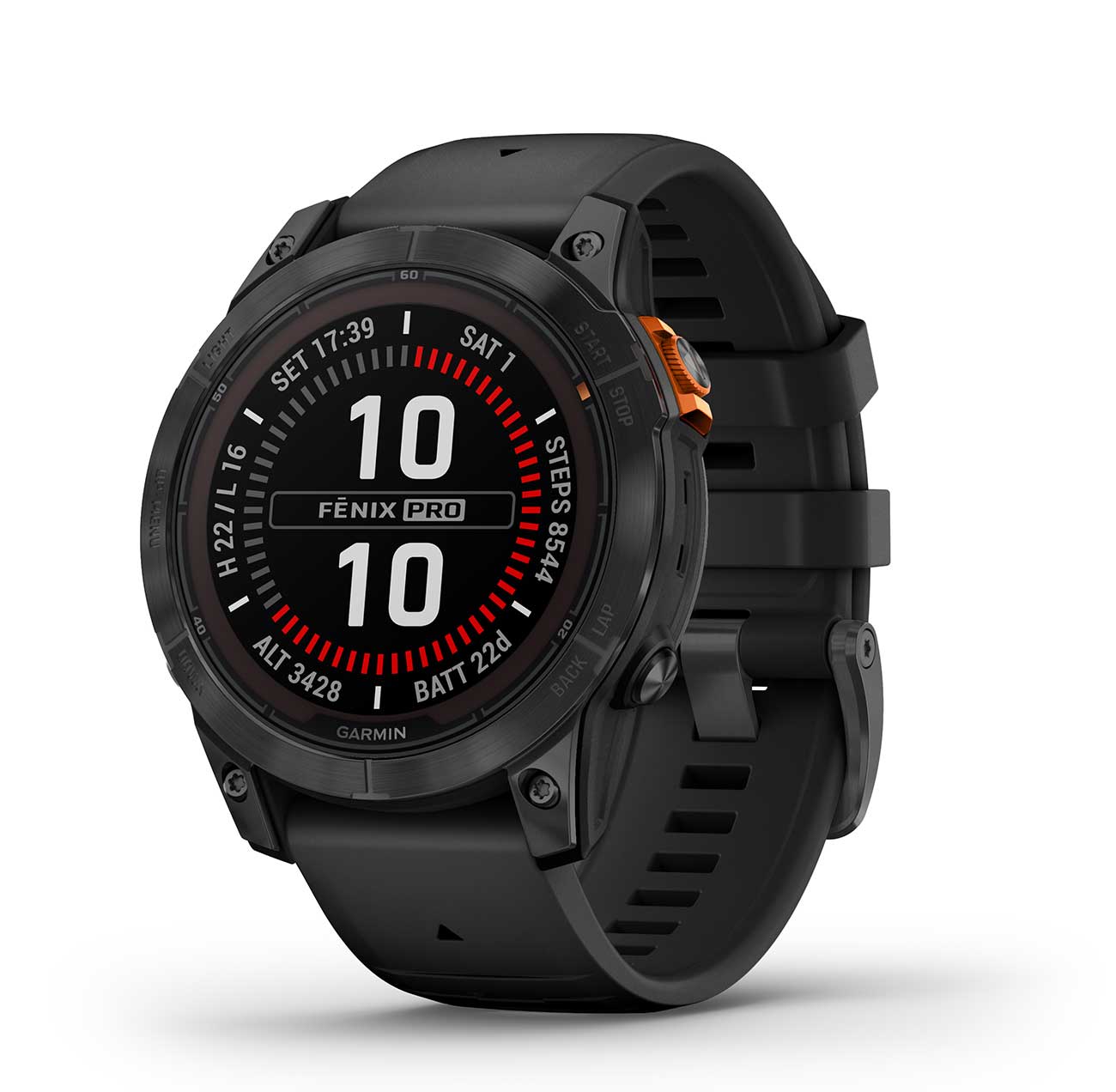 Fēnix® 7 Pro – Solar Edition Slate Gray with Black Band