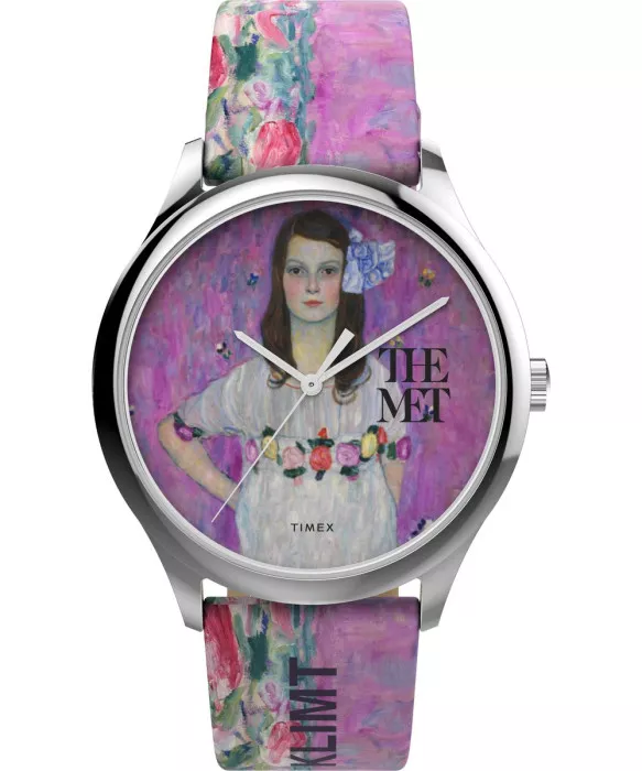 Timex® Analogue 'The Met X Klimt' Women's Watch TW2W24900