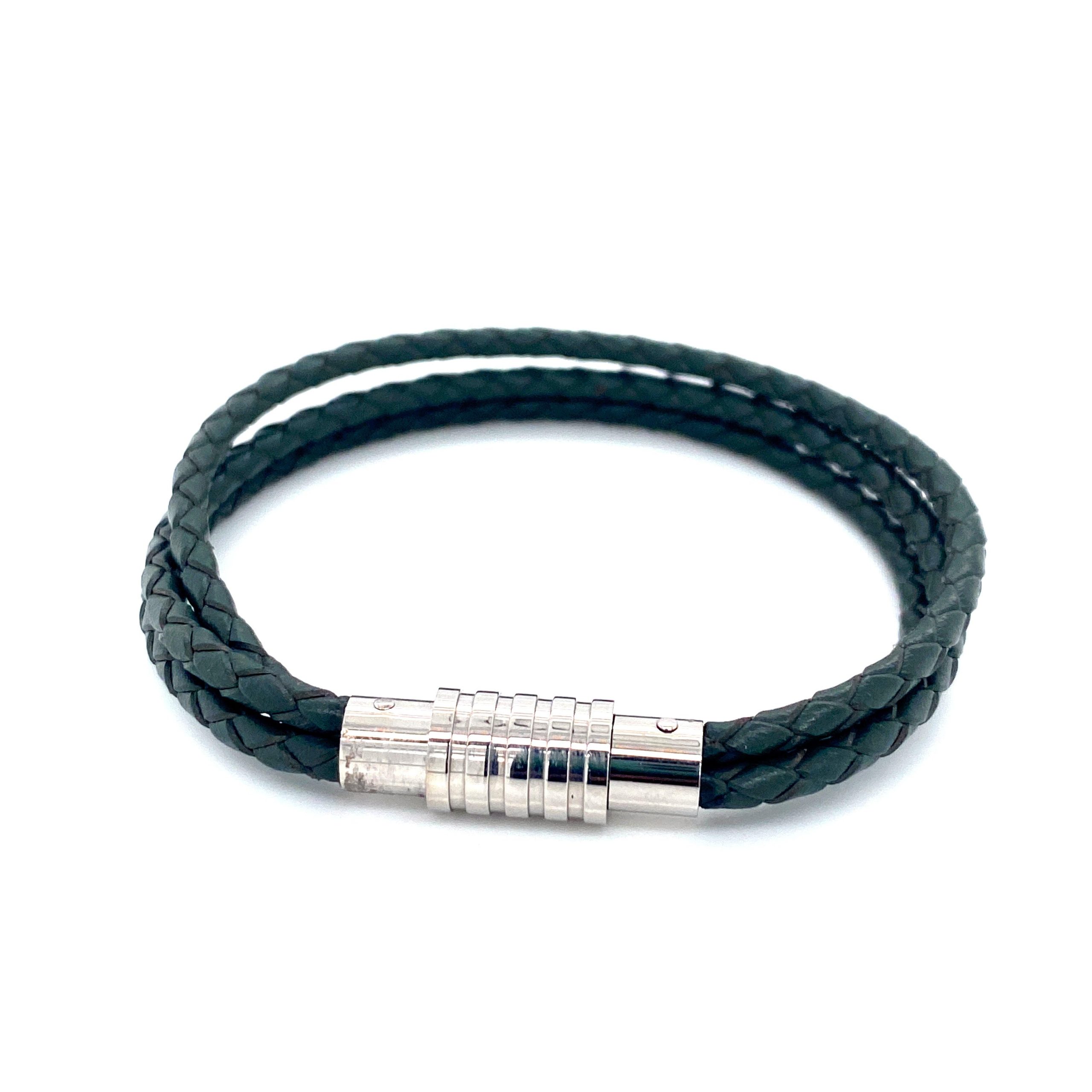 Triple Braided Leather Bracelet