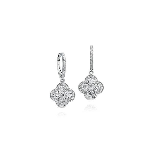 Gumuchian Diamond Clover Earrings