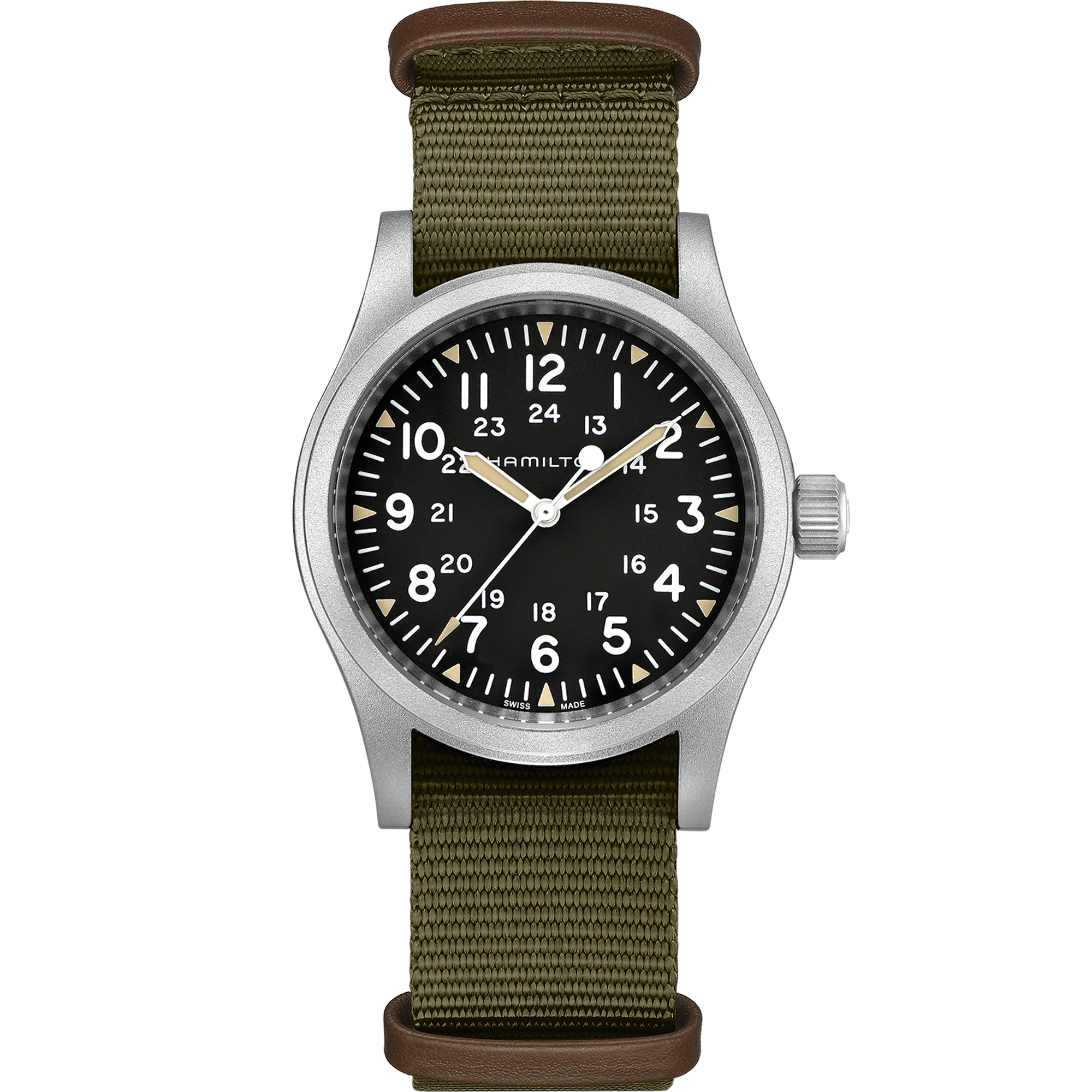Khaki Field Mechanical (Silver/Green)