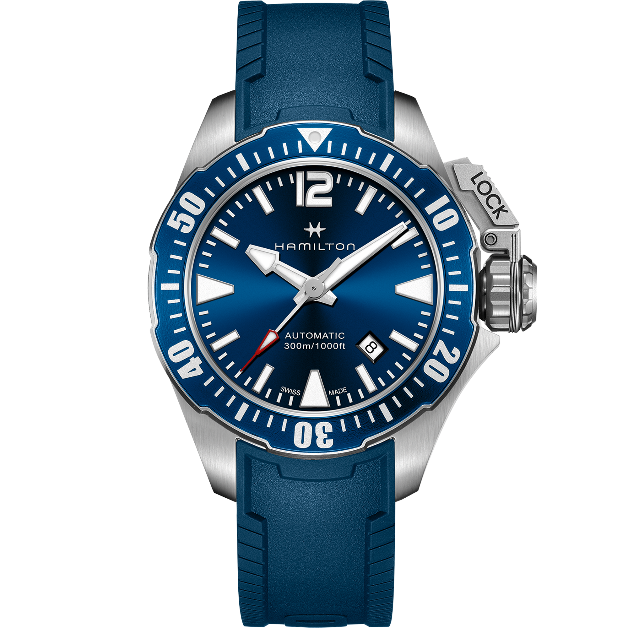 Khaki Automatic Navy Frogman (Full Blue)