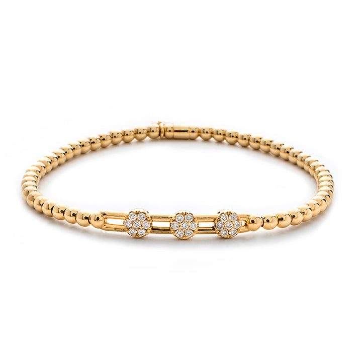 Hulchi Belluni 18K Yellow Gold Tresore Collection Bracelet- 20357-YW