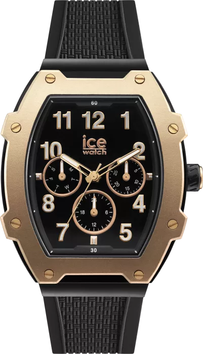 Ice Watch® Multi Dial 'Ice Boliday - Black Rose-gold' Unisex's Watch (Medium) 023315