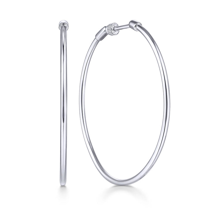 Gabriel & Co. 14K Gold 40mm Classic Hoop Earrings