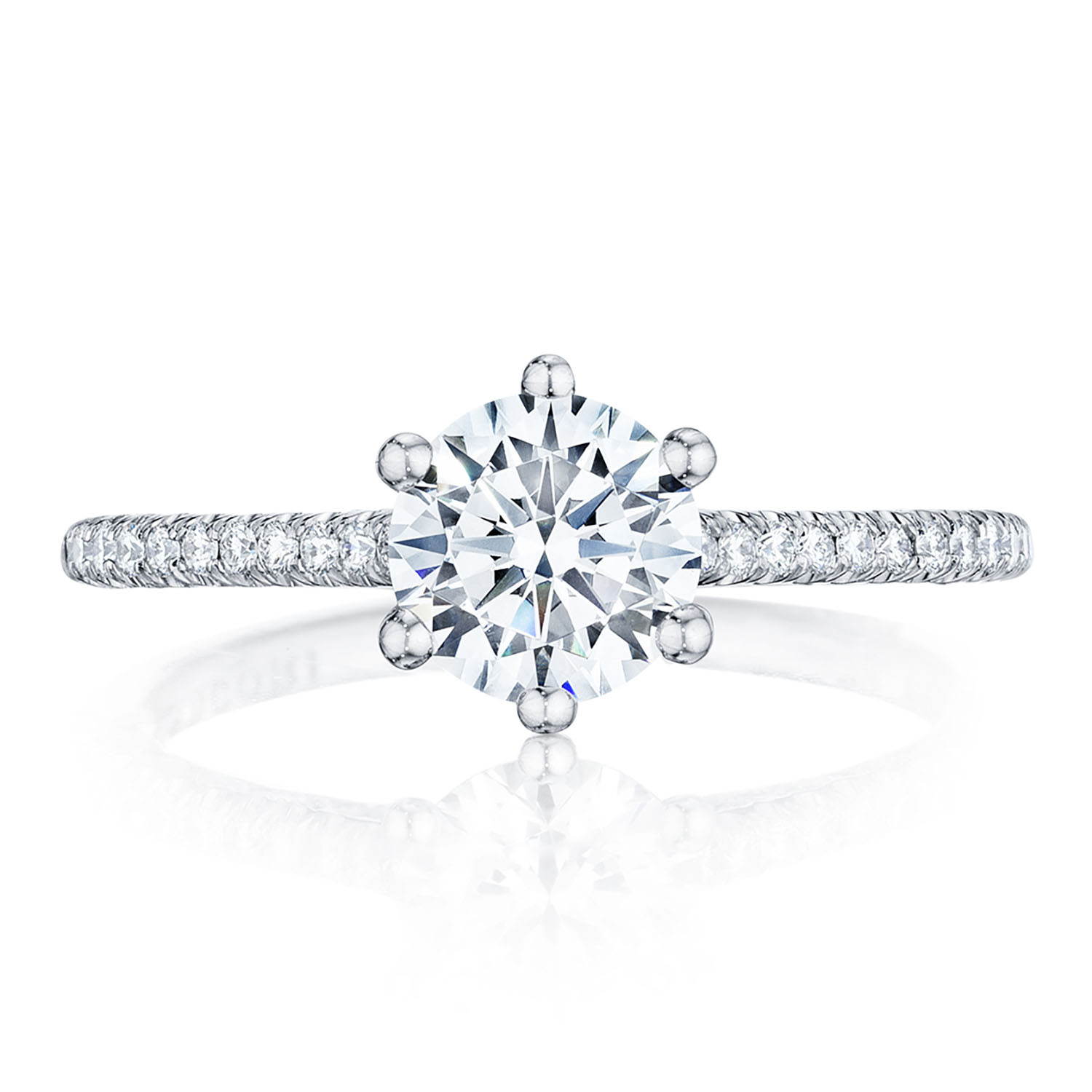 HT254615RD Round Solitaire Engagement Ring