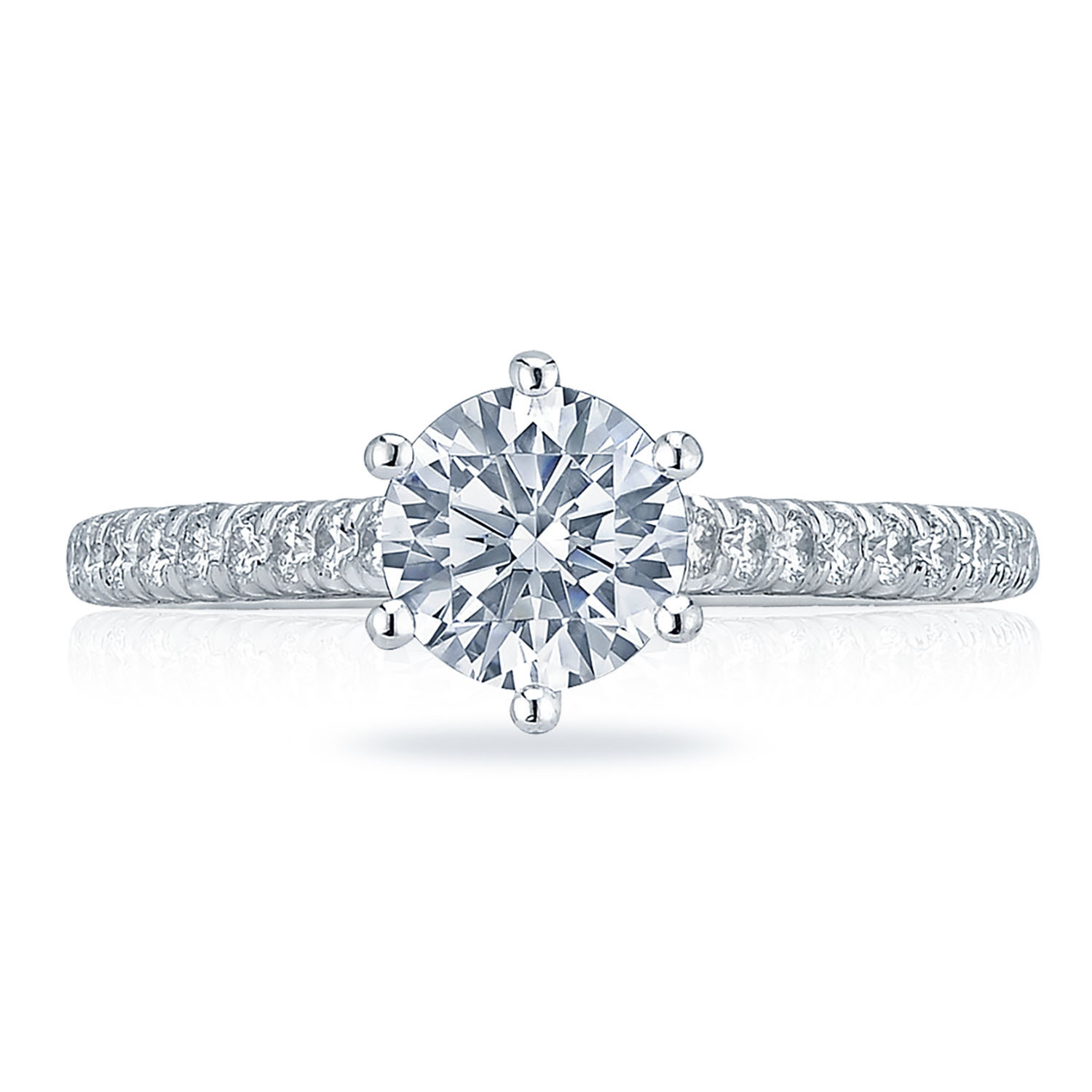 HT2546RD Round Solitaire Engagement Ring