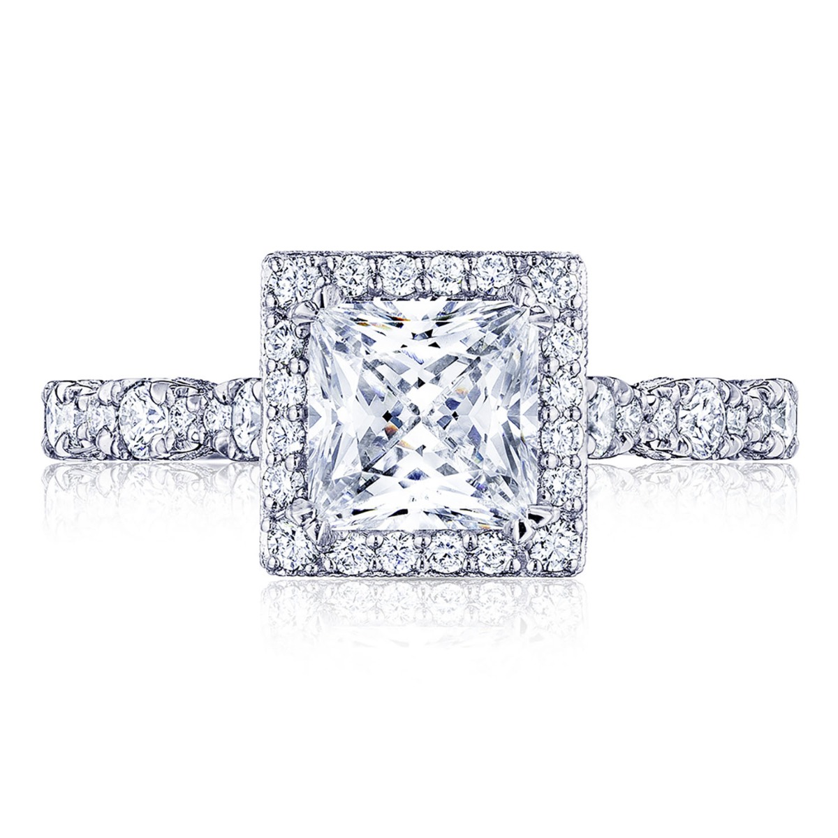 HT2560PR Princess Bloom Engagement Ring