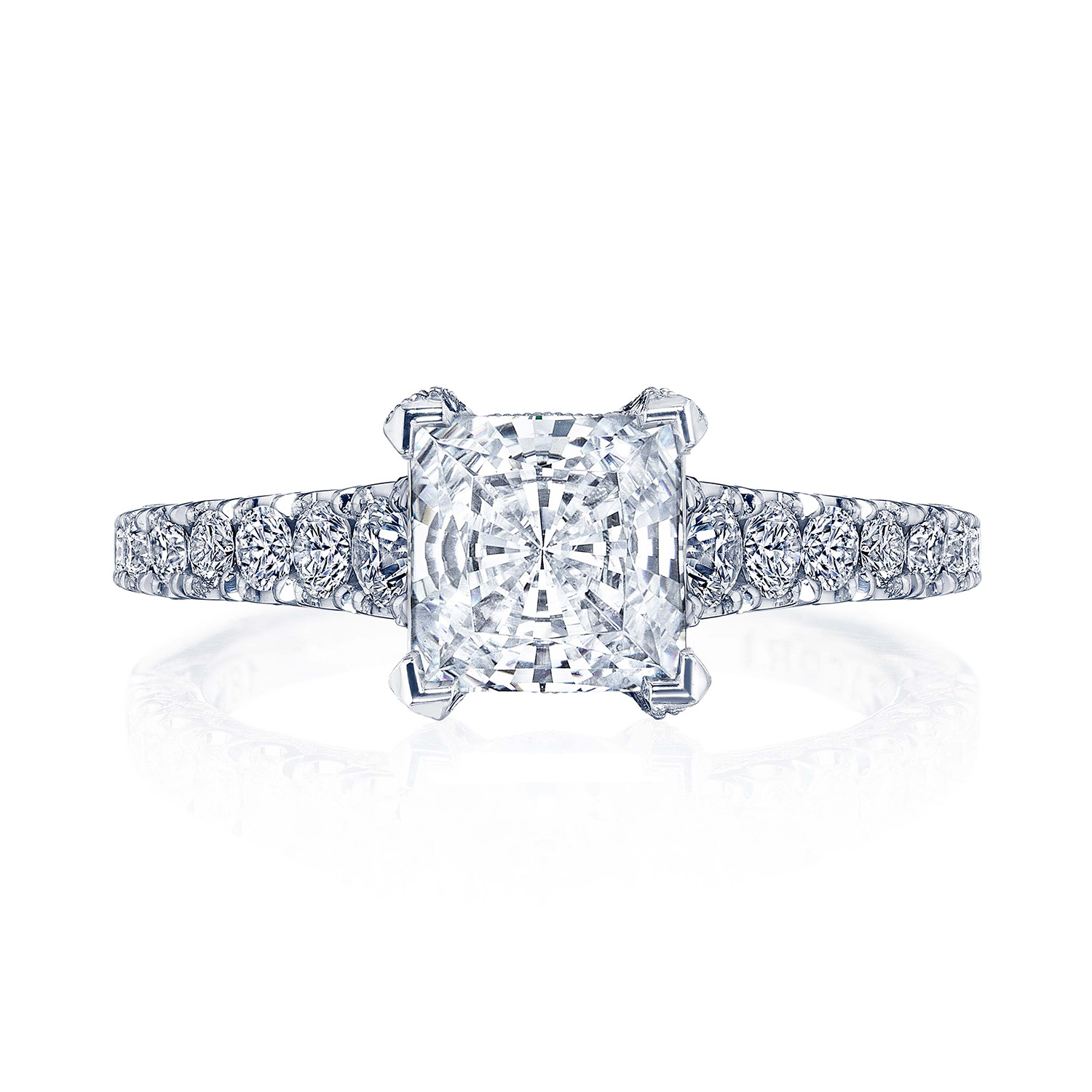 HT2579PR Princess Solitaire Engagement Ring