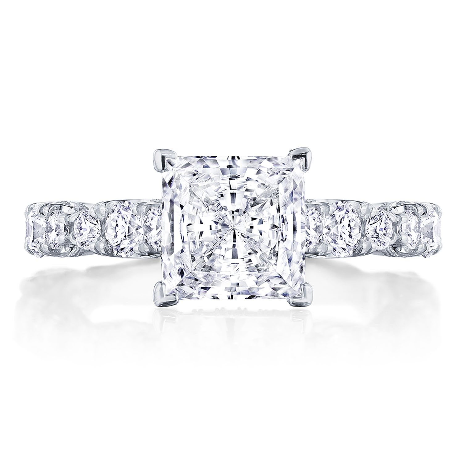 HT2654PR Princess Solitaire Engagement Ring